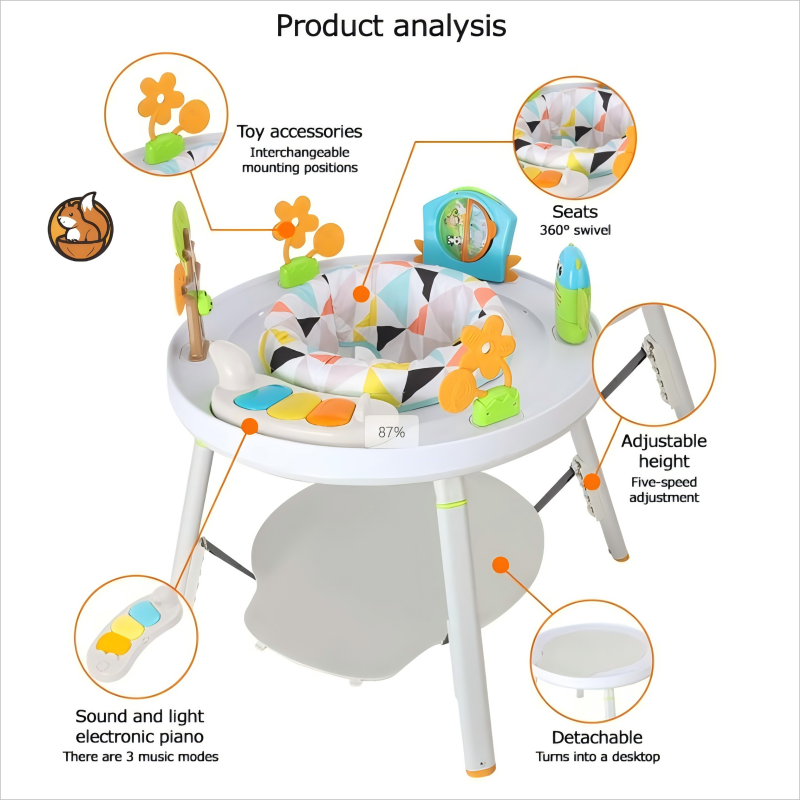 3-In-1 Baby Game Jump Chair
