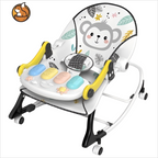 3-In-1 Baby Rocker Chair – Convertible Rocking Chair Glider & Baby Seat