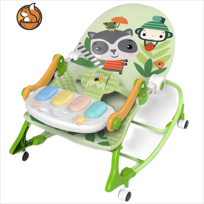 3-In-1 Baby Rocker Chair – Convertible Rocking Chair Glider & Baby Seat