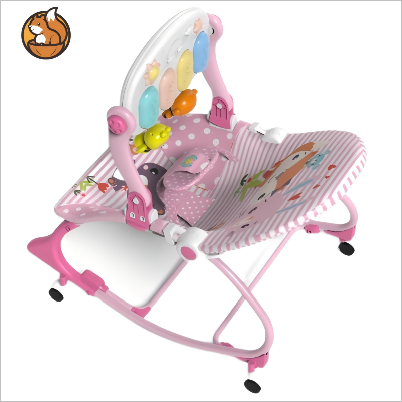 3-In-1 Baby Rocker Chair – Convertible Rocking Chair Glider & Baby Seat