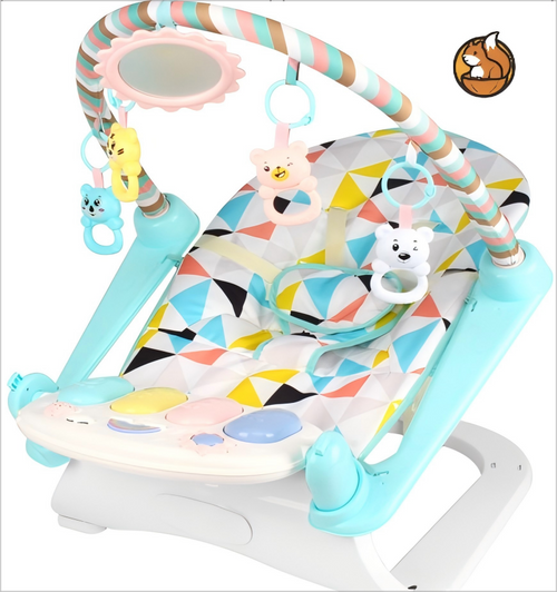2-in-1 Baby Swing Piano Chair with Music & Lights | 0088
