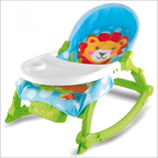 2-in-1 Baby Rocker Care Dining Table Chair – Versatile Rocking Chair for Infants Adjustable Baby Seat & Dining Chair