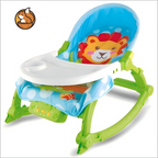 2-in-1 Baby Rocker Care Dining Table Chair – Versatile Rocking Chair for Infants Adjustable Baby Seat & Dining Chair