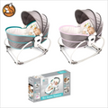 Toy Factory Wholesale Baby Bassinet Rocker with Mosquito Net and Wheels