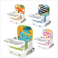 3-In-1 Baby Rocker Chair & Music Dining Table - Convertible Booster Seat Organizer