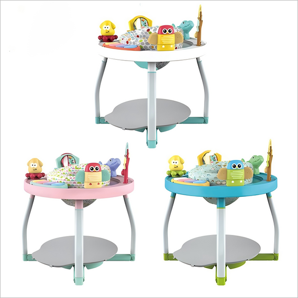 Infant 3-In-1 Baby Jump Chair with Play Table - Versatile Baby Walker