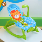 2-in-1 Baby Rocker Care Dining Table Chair – Versatile Rocking Chair for Infants Adjustable Baby Seat & Dining Chair