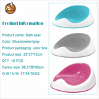 Round Bottom Anti-Slip Baby Bath Seat PJT-1618