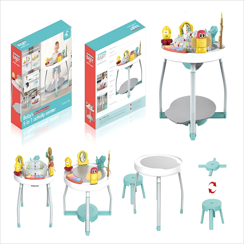 Infant 3-In-1 Baby Jump Chair with Play Table - Versatile Baby Walker