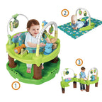 3 in 1 Infant Activity Walker Learning Center - Push Walker and Baby Walker for Newborns