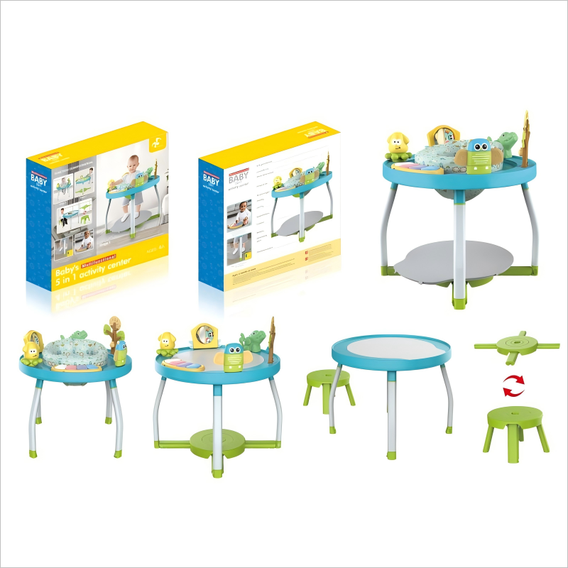 Infant 3-In-1 Baby Jump Chair with Play Table - Versatile Baby Walker
