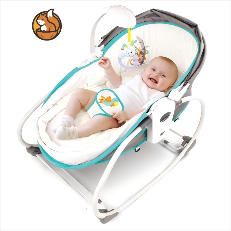 Toy Factory Wholesale Baby Bassinet Rocker with Mosquito Net and Wheels