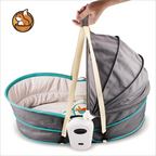 Toy Factory Wholesale Baby Bassinet Rocker with Mosquito Net and Wheels