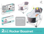 2-in-1 Convertible Baby Bassinet & Bedside Sleeper