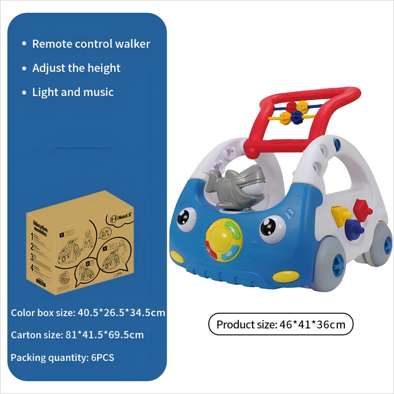 3-In-1 Infant Push Walker-Like Car - Multifunctional Baby Walker for Learning and Fun