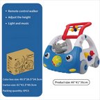 3-In-1 Infant Push Walker-Like Car - Multifunctional Baby Walker for Learning and Fun