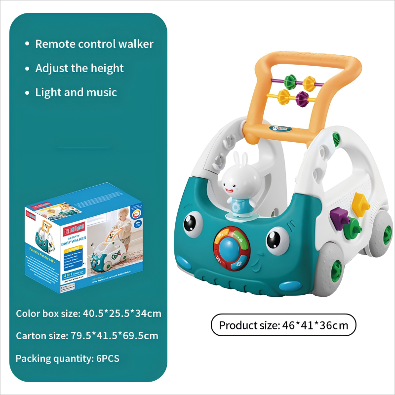 3-In-1 Infant Push Walker-Like Car - Multifunctional Baby Walker for Learning and Fun